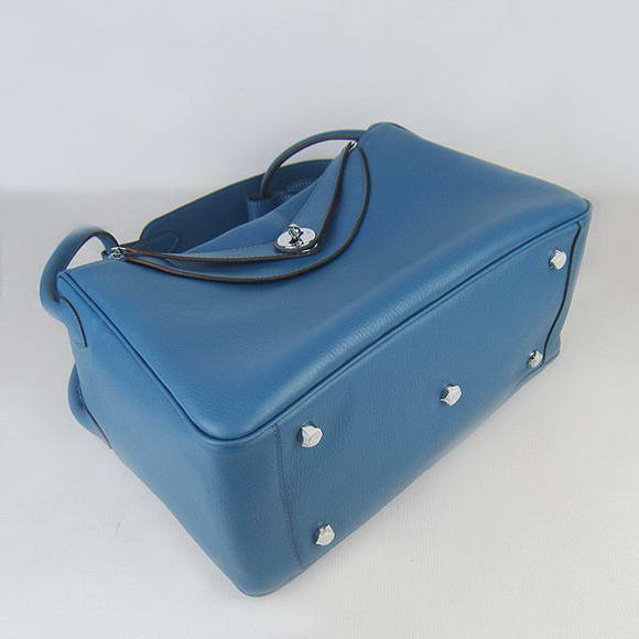 High Quality Replica Hermes Lindy 34CM Shoulder Bag Blue